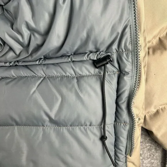 THE NORTH FACE Vintage SIERRA Goose Down Puffer Jacket Mens Sz M Beige NO HOOD - Picture 9 of 14
